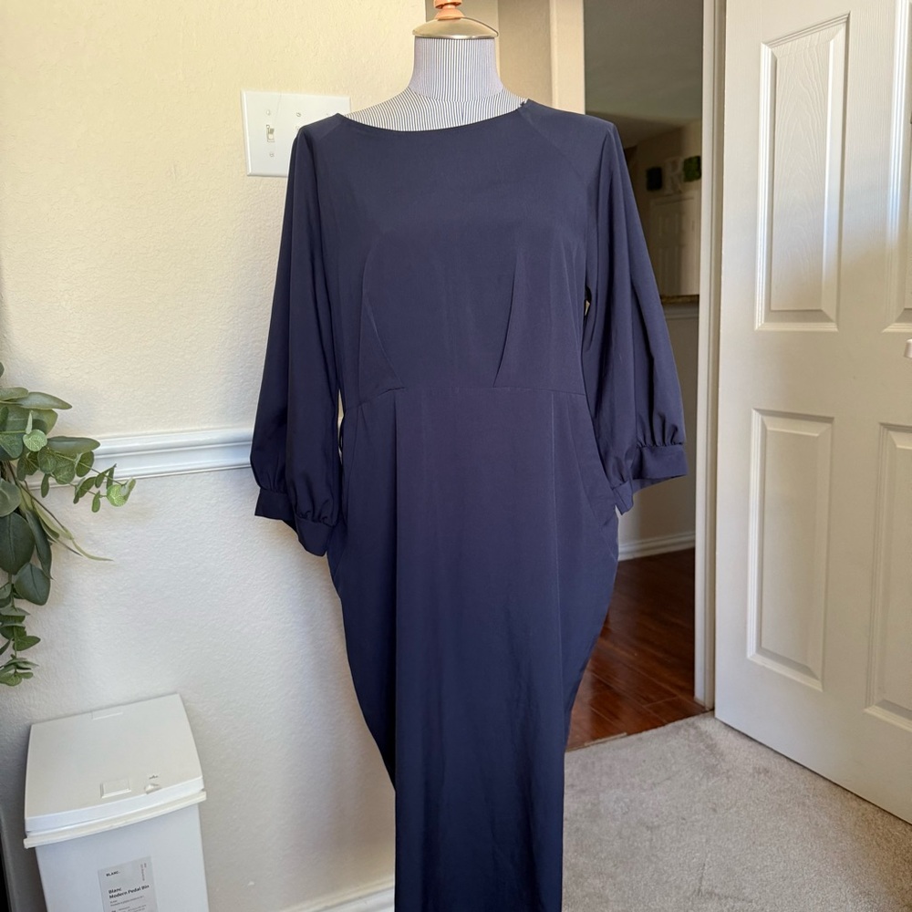 Women's Black Dress Ruiyige XXL NAY BLUE